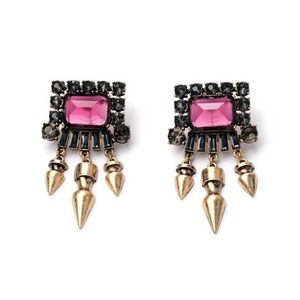 Spikes statement earrings